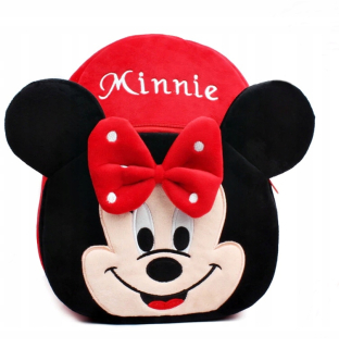 Plyšový batoh batohu myš myš Minnie Red