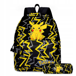 Batoh Pokanister Pokemon + Cuencil Case Pikachu School