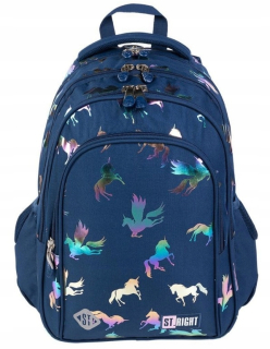 Batoh školy 4 komora holo Unicorns St.right