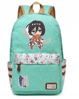 Útok na Titan School Backpack Titan Attack Flowers