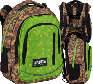 Školský batoh Derform Backup R68 Pixels Game Game