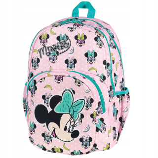 Disney Minnie Mouse Pink Disney School Backpack 2 Chambers