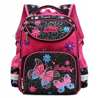 Jasminestar Girls 'School Batoh Butterflies