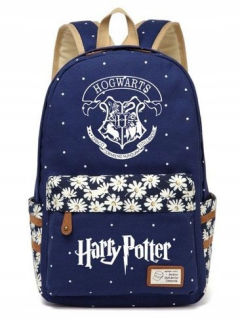 Harry Potter School batoh kvety plátno