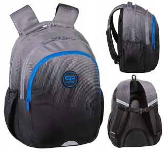 Jerry Gradient Ombre Gray Gradient School Backpack Class 1-3
