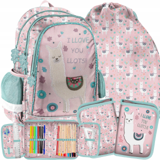 Lama School Batoh pre dievča Lama Set