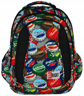 Batoh pre mládež School St.right Bottle Caps 4