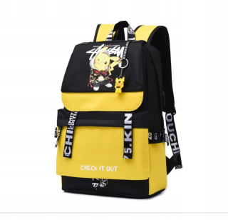 Školský batoh pikachu pokémon prenosný telefón