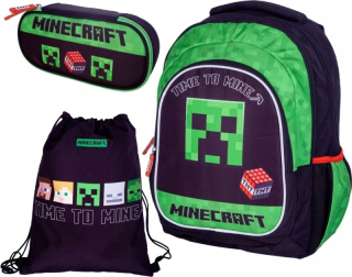 ŠKOLSKÝ BATOH NA PEČEŇA WAOREK MINECRAFT