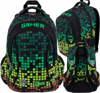 Školský batoh St.right BP-26 Pixel Gamer Pixels