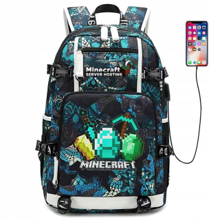 VODEODOLNÝ BATOŽN NA MINECRAFT ŽIARI V TME