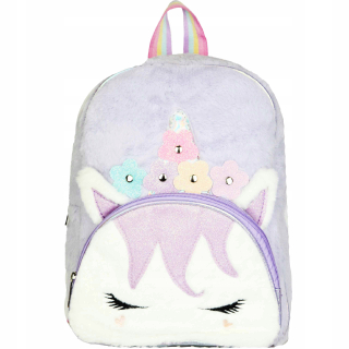 Batoh - Unicorn Unicorn Cekiny kožušina Pink !!