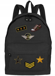 Vojenská škola batoh Custom Patch Boys A4