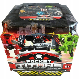 Vreckový titul figurína robot prekvapenie série 1