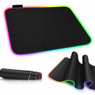 Osvetlená podložka hernej myši LED RGB