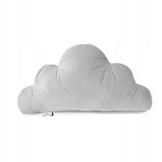 Cloud Cushion Velvet Grey Scandi