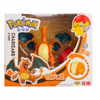 Pokeball Clip Pokemon skladací figurín Charizard
