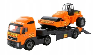 Polesie Great Truck + Semi -Trailer Tow Truck + Roller 6810