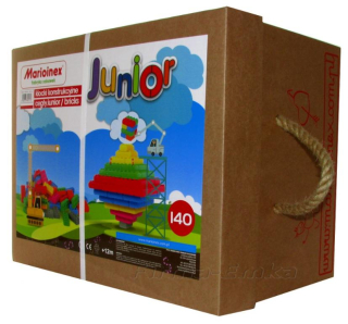 Poľské mega tehly junior Marioinex 140 ks