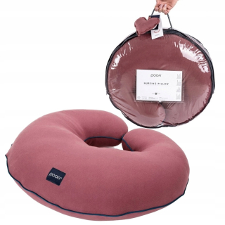 Poofi kŕmenie vankúš Organic Bordo