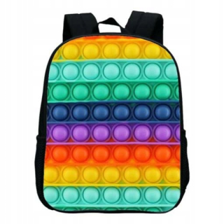 Pop It Push Bubble Fidget Sensors School Backpacks