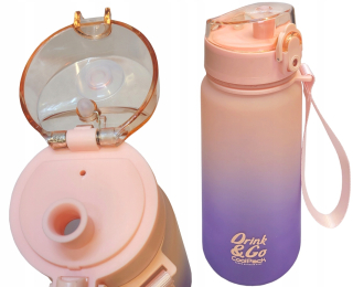 Handy silná fľaša na vodu 400 ml blokády Tritan Miarka