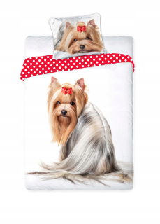 Posteľná bielizeň 140x200 Dog Yorkshire Terrier York BF08