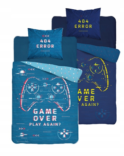 Posteľná bielizeň 140x200 Svietiaca v Gamer Dark Pad 01