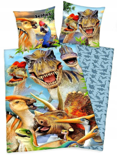 Dinosaury dinosaury t-rex diplodok 140x200