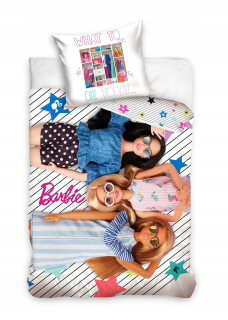 Dvojlôžková podstielka Barbie Cotton Doll 140x200