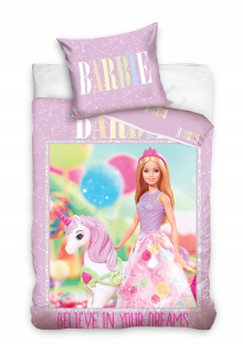 Dvojlôžková podstielka Barbie Cotton Doll 160x200