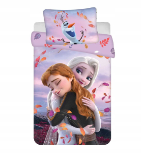 Obliečky FROZEN ICE LAND ANNA ELSA OLAF 90x120