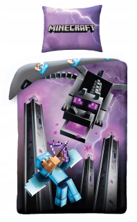 Minecraft Steve a Dragon Enderdragon 140x200