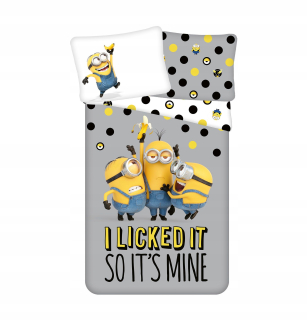 Posteľná bielizeň Minionki 140x200 mládežnícka bavlna
