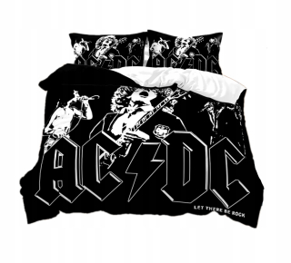 Obrazové obliečky na obliečky dospievajúcich ACDC 140x200