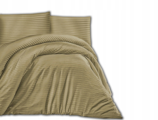 Bavlnená saténová podstielka Olive Green/200x220