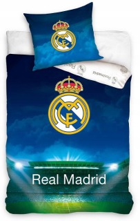 Real Madrid Cotton Bedding 140x200 Królewscy