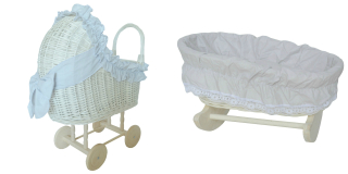 Prémiová biela súprava vozíka + Cradle Grey Color