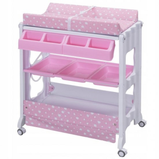 Prebaľovací stôl 2in1 komoda organizátora
