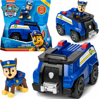 Pes Patrol prenasleduje policajný automobil + figurína