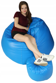 Pouf-Fotel Bag XXXXL 135 cm + Footrest zadarmo