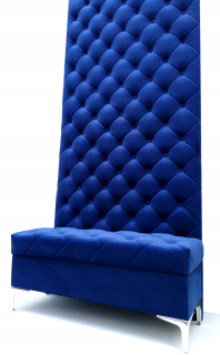Pouf Pouf Box prešívaná nádoba v Caro