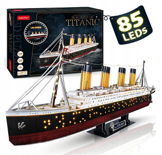 Puzzle 3D loď titanic darček pre dieťa