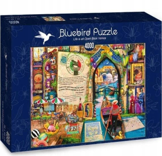 Puzzle 4000 Life je otvorená kniha-velekja