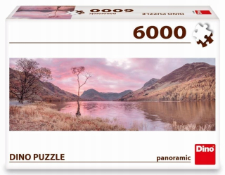 Puzzle 6000 Lake v horách (panoráma), hračky Dino