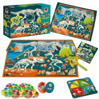 Puzzle-detektívne „múzeum Dino“
