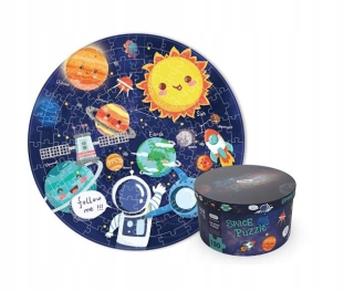 Vzdelávacia puzzle slnečná sústava planéta Kosmos