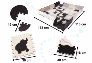 Penná puzzle Mata Kojec 36el. Kontrastný