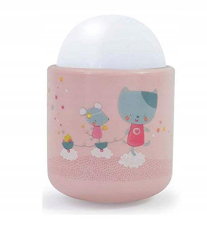 Biela nočná lampa pabobo sl02