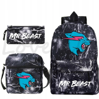 Pán Beast Backpack Boys Girls Girls sa vracia